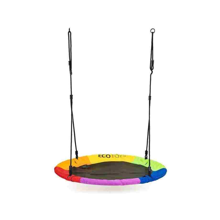 DEČIJA BAŠTENSKA LJULJAŠKA MULTICOLOR ECOTOYS dečija baštenska ljuljaška multicolor ecotoys za decu bliži prikaz