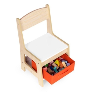 Dečiji set sto i 2 stolice sa tablom za pisanje Wood ECOTOYS dečiji set sto i 2 stolice sa tablom za pisanje wood ecotoys prirodni ton drveta tekstura materijala