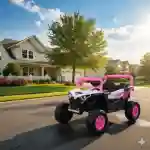 Quad na akumulator Delfino Off-Road 1588 Pink - Slika 8
