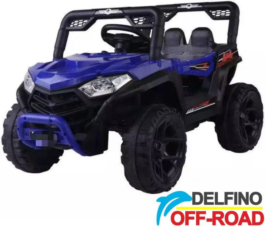 Delfino 5588 plavi dečiji quad na akumulator – prednji izgled