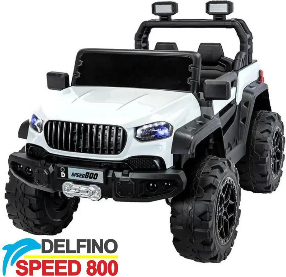 Dvosed Džip na akumulator Delfino SPEED 800 4x4 Beli