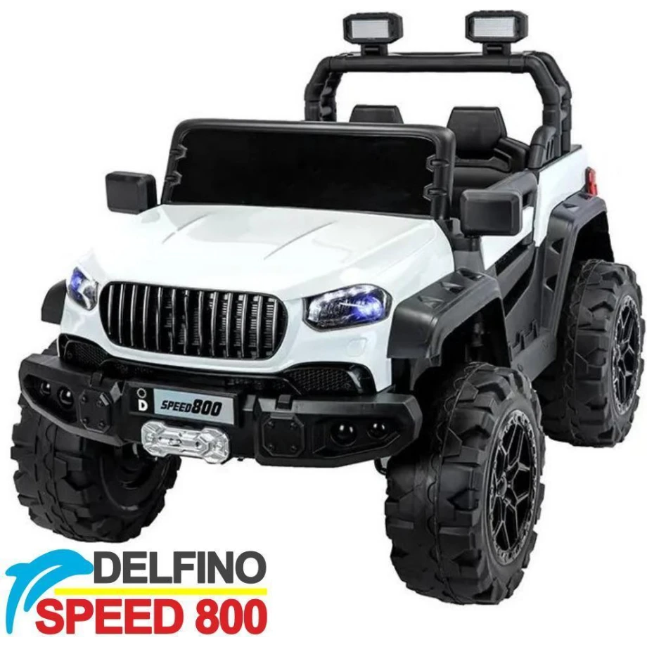 Dvosed Džip na akumulator Delfino SPEED 800 4x4 Beli delfino speed 800 4x4 w