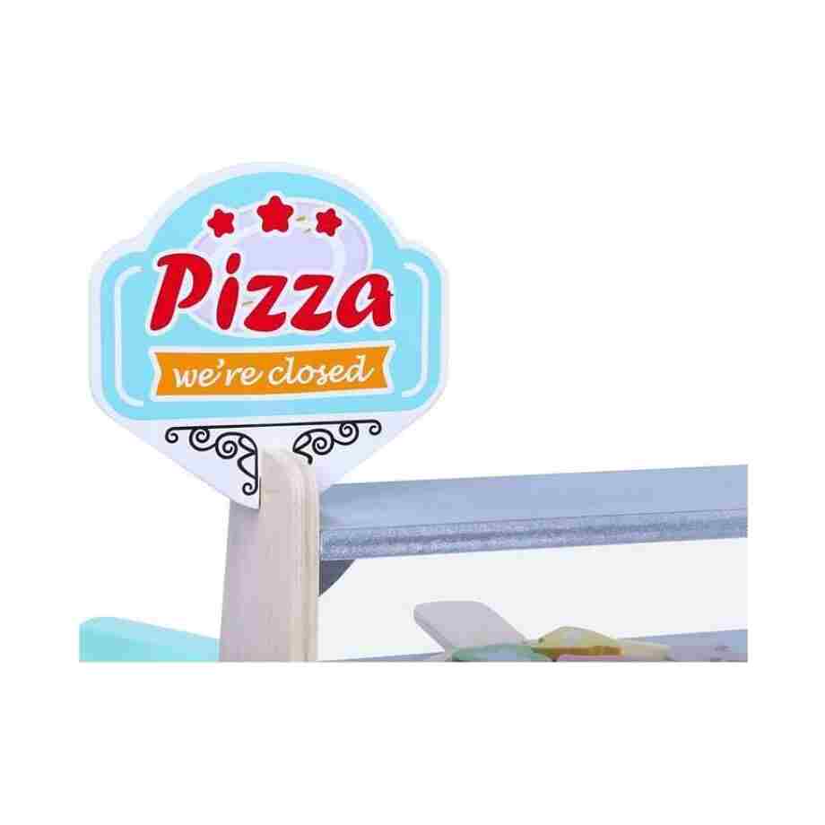 DRVENA PEĆNICA ZA PIZZU drvena pećnica za pizzu drvena igračka detalj