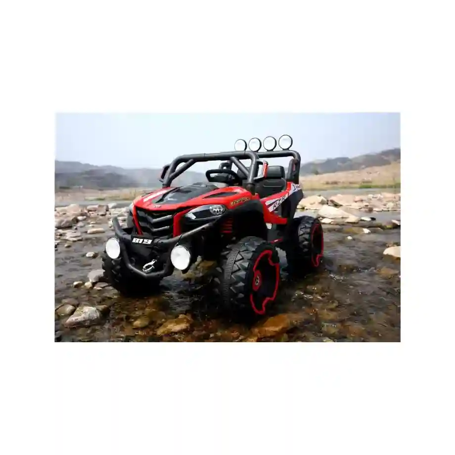 Dvosed quad Delfino 819 4×4 crveni – prednji izgled