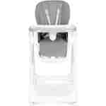 ecotoys stolica za hranjenje u tamno sivoj boji sa metalnim okvirom