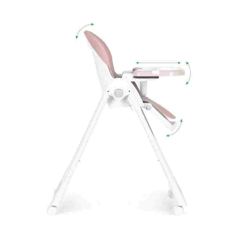 ecotoys stolica za hranjenje pink boja za bebe