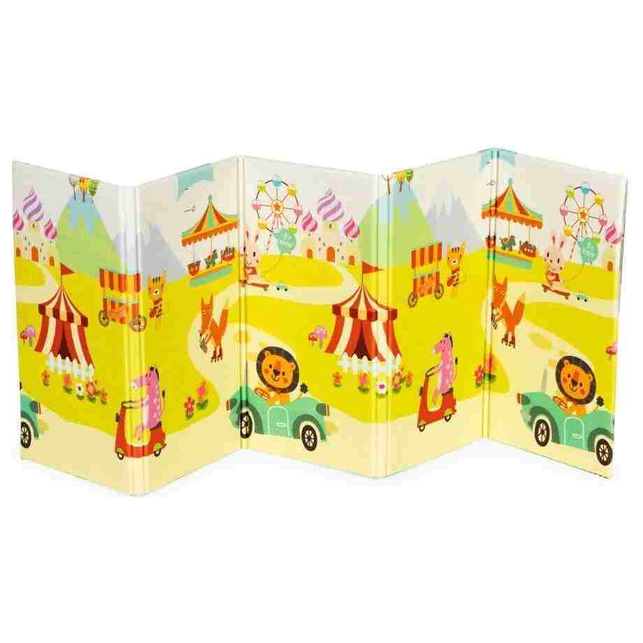 edukativna podloga za igru sa dva lica animals brend ecotoys bliži prikaz