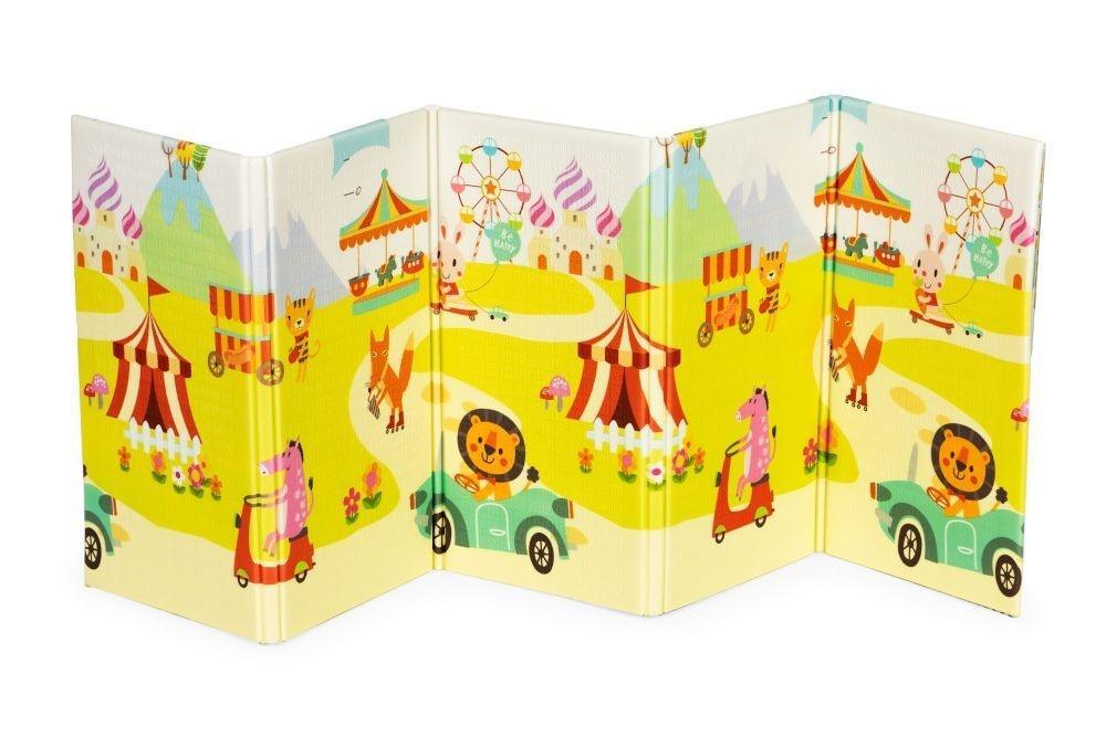 Edukativna podloga za igru sa dva lica Animals sklopiva sa torbom ECOTOYS edukativna podloga za igru sa dva lica animals brend ecotoys bliži prikaz