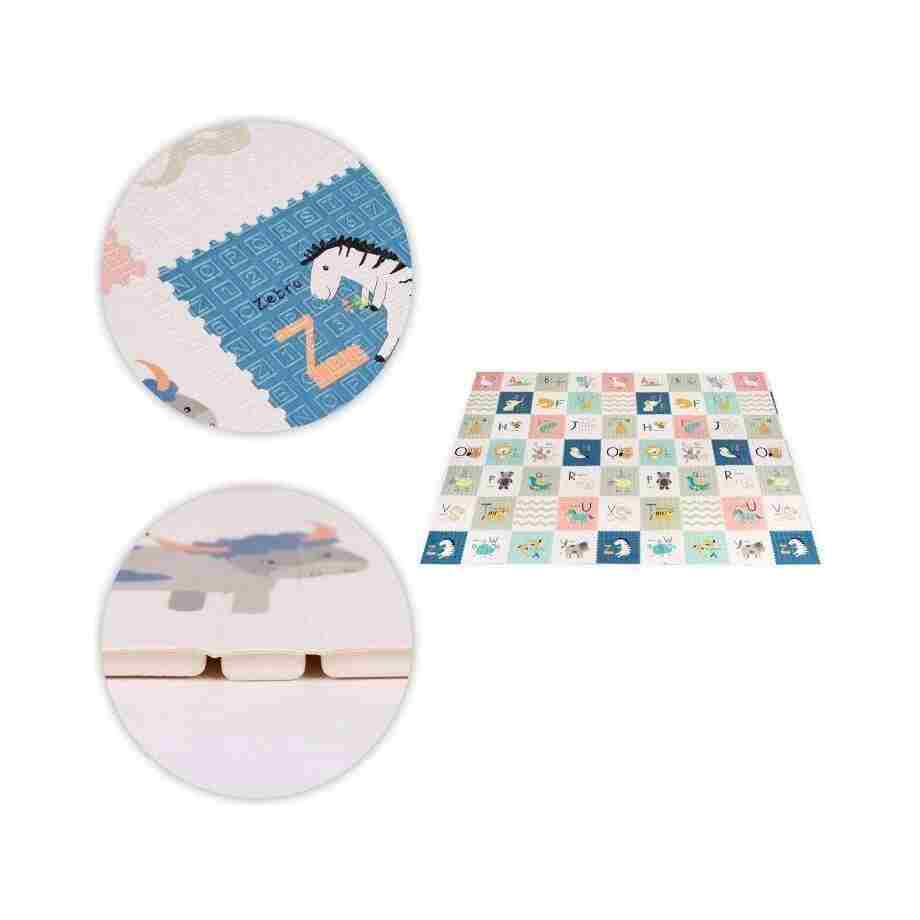 edukativna podloga za igru sa dva lica brenda ECOTOYS zadnja strana