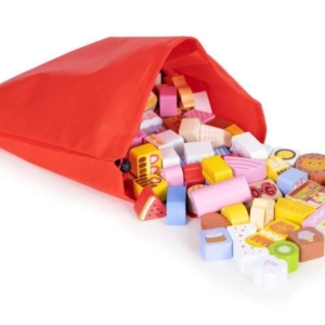 edukativne drvene kocke set candy city 116 kom drvene igračke pogled sa strane