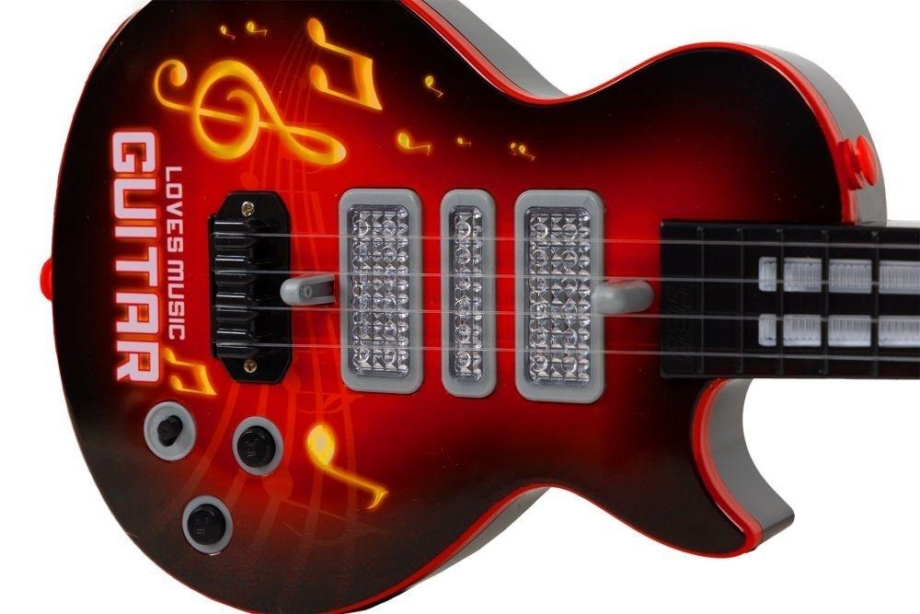 Električna gitara za decu sa melodijama red električna gitara za decu sa melodijama red bliži prikaz