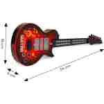 Električna gitara za decu sa melodijama red električna gitara za decu sa melodijama red pogled sa strane