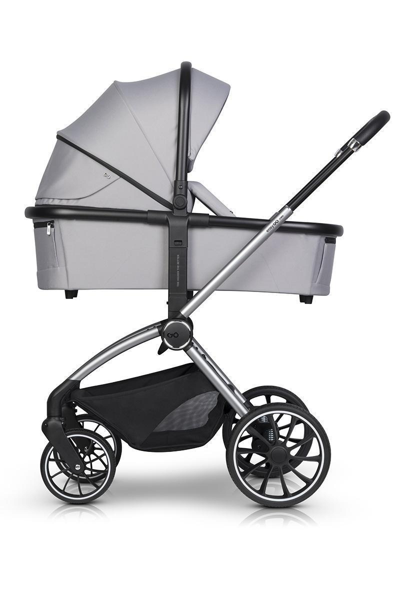 EUROCART EASY GO GIRO kolica za bebe cloudy grey pogled sa strane