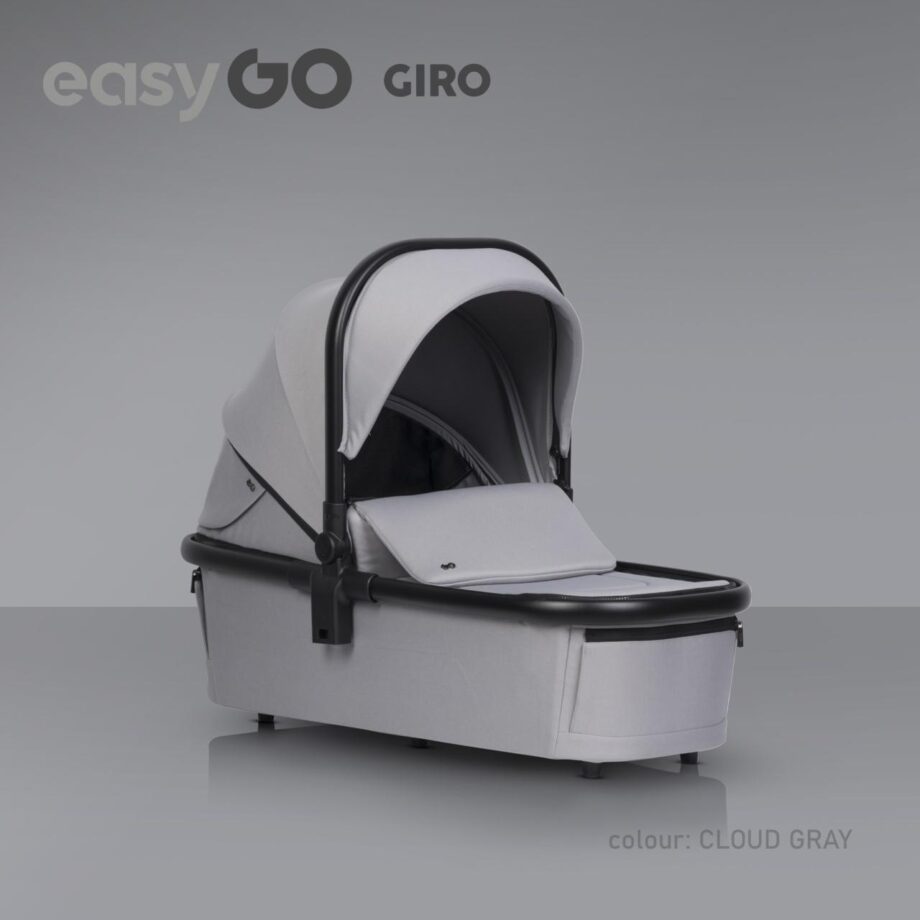 EUROCART EASY GO GIRO kolica za bebe cloudy grey tekstura materijala
