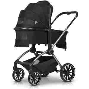 EUROCART EASY GO GIRO 2U1 KOLICA ZA BEBE EBONY BLACK Eurocart Easy Go Giro ebony black, sportsko sedište