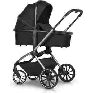 EUROCART EASY GO GIRO 2U1 KOLICA ZA BEBE EBONY BLACK Eurocart Easy Go Giro ebony black, bočni prikaz