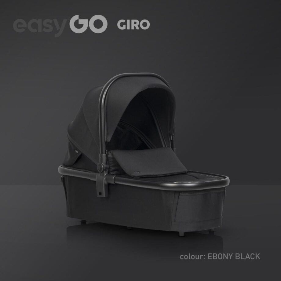 eurocart easy go giro kolica za bebe ebony black detalj