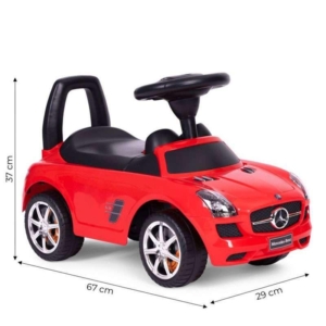guralica mercedes sls crveni za decu detalj