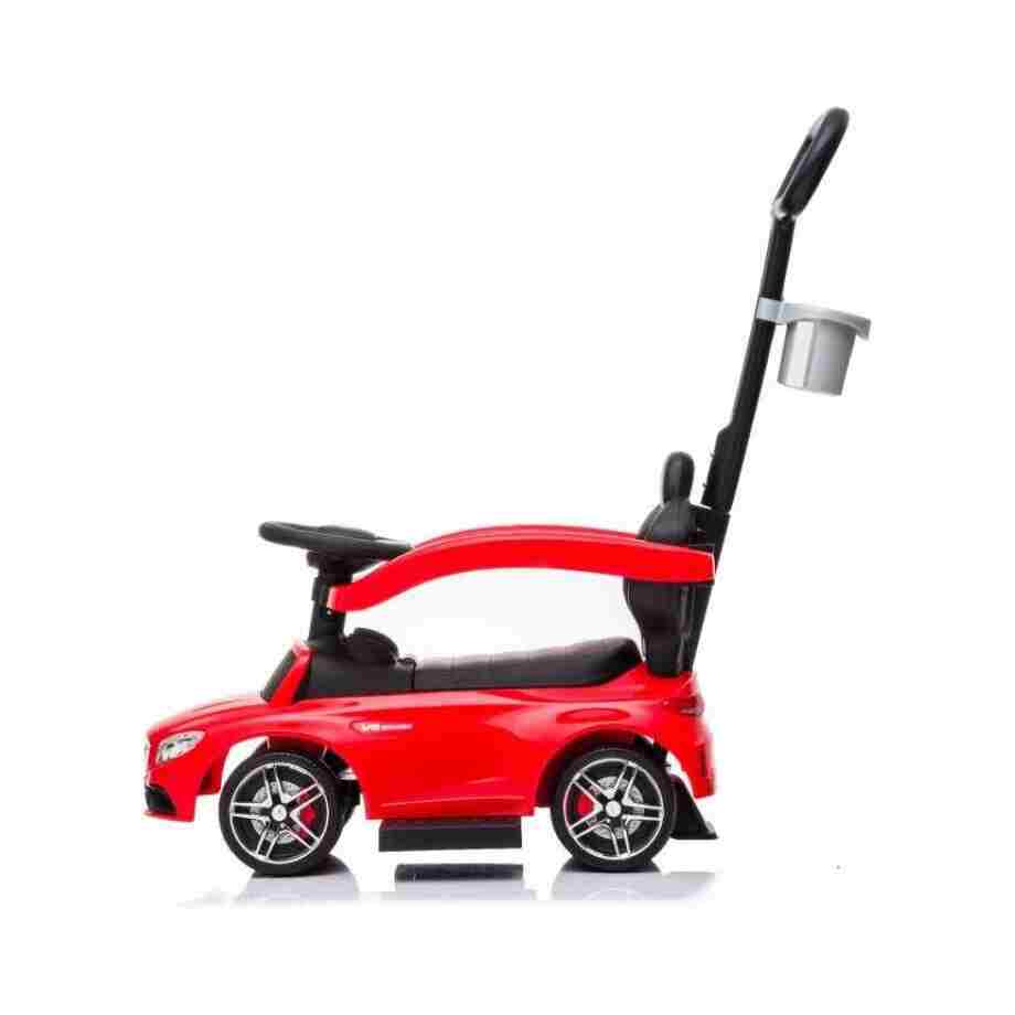guralica za decu mercedes crveni sa ručkom detalj