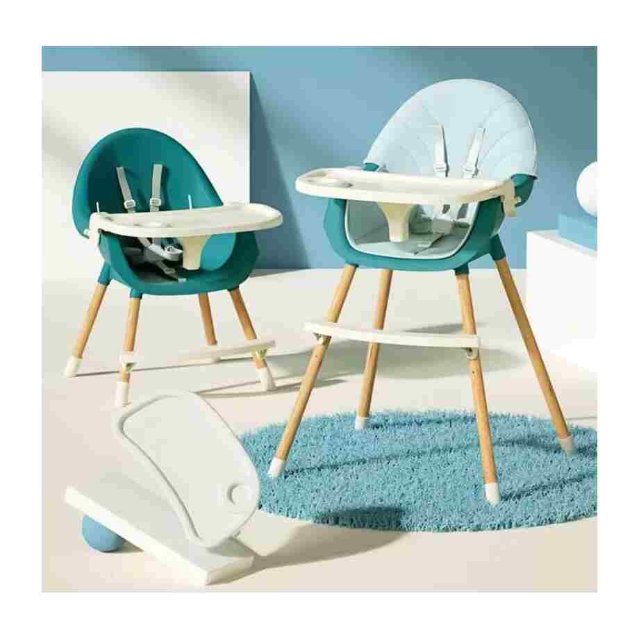 hranilica za bebe 2u1 eco blue plava boja pogled sa strane