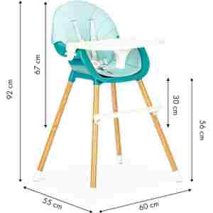 hranilica za bebe 2u1 eco blue plava boja detalj