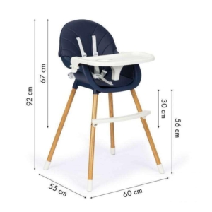 HRANILICA ZA BEBE 2U1 ECO DARK BLUE hranilica za bebe 2u1 eco dark blue od ekoloških materijala tekstura materijala