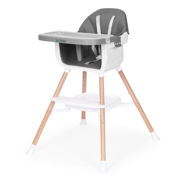 hranilica za bebe 2u1 gray ecotoys moderna siva boja detalj