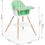 Hranilica za bebe 2u1 Green ECOTOYS hranilica za bebe 2u1 green ecotoys moderna i funkcionalna detalj