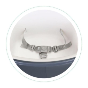 HRANILICA ZA BEBE 2U1 SA POSTOLJEM I POJASEVIMA WHITE ECOTOYS hranilica za bebe 2u1 sa postoljem white ecotoys tekstura materijala