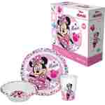 DECIJI SET ZA UZINU MINNIE MOUSE deci set za uzinu Minnie Mouse u roze boji