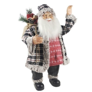 DEDA MRAZ SA MUZIKOM, SVETLOM I POKRETIMA 80CM deda mraz sa muzikom i svetlom 80cm