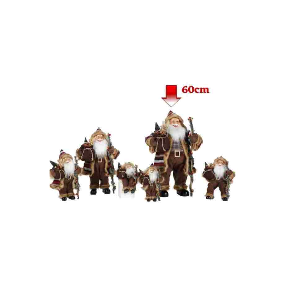 DEDA MRAZ 60CM BRAON Deda Mraz 60cm braon novogodišnji dekor