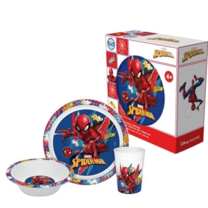 SET ZA UZINU dečiji set za užinu Spiderman crvena boja