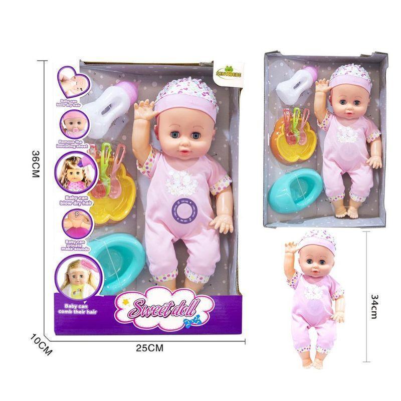 lutka beba sa dodacima raznobojna igračka