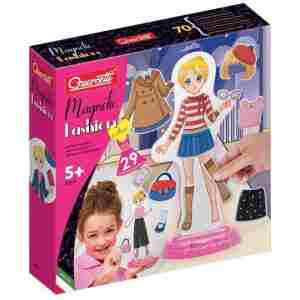 Magnetic fashion doll playset for kidsKreativni set fashion anna 29 magneta