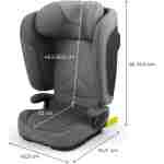 Kinderkraft auto sediste UNITY 2 I-Size GREY - Slika 7