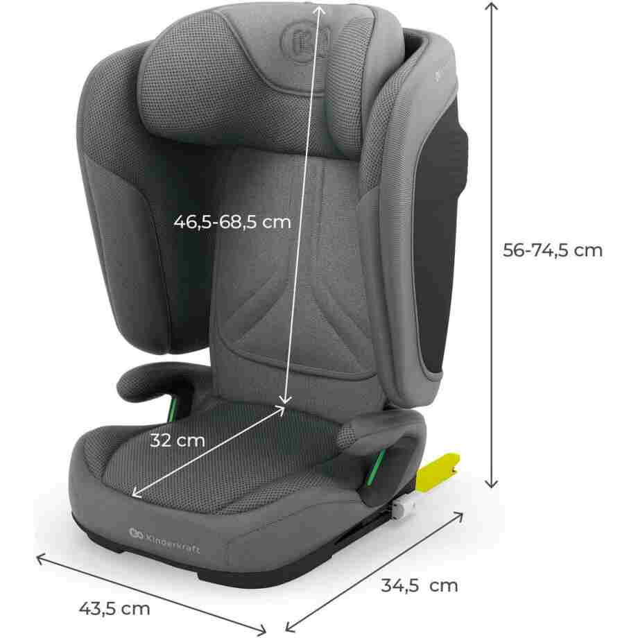 kinderkraft auto sediste unity 2 i size grey18072