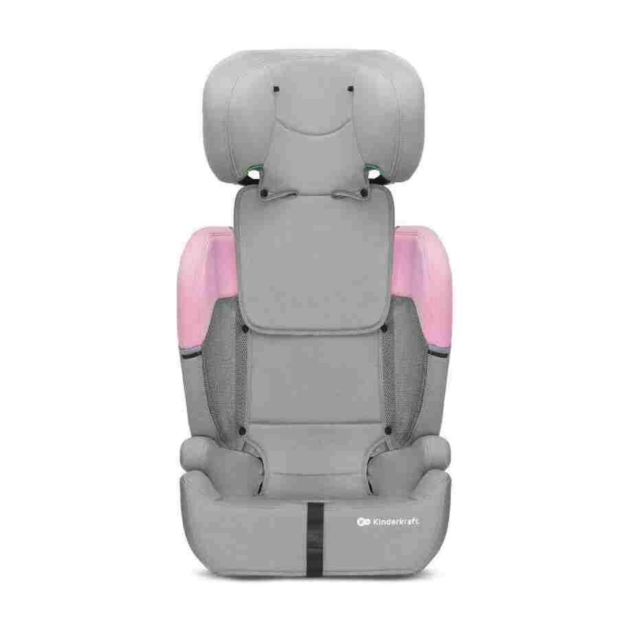 kinderkraft autosediste comfort up i-size 76-150cm pink za decu zadnja strana