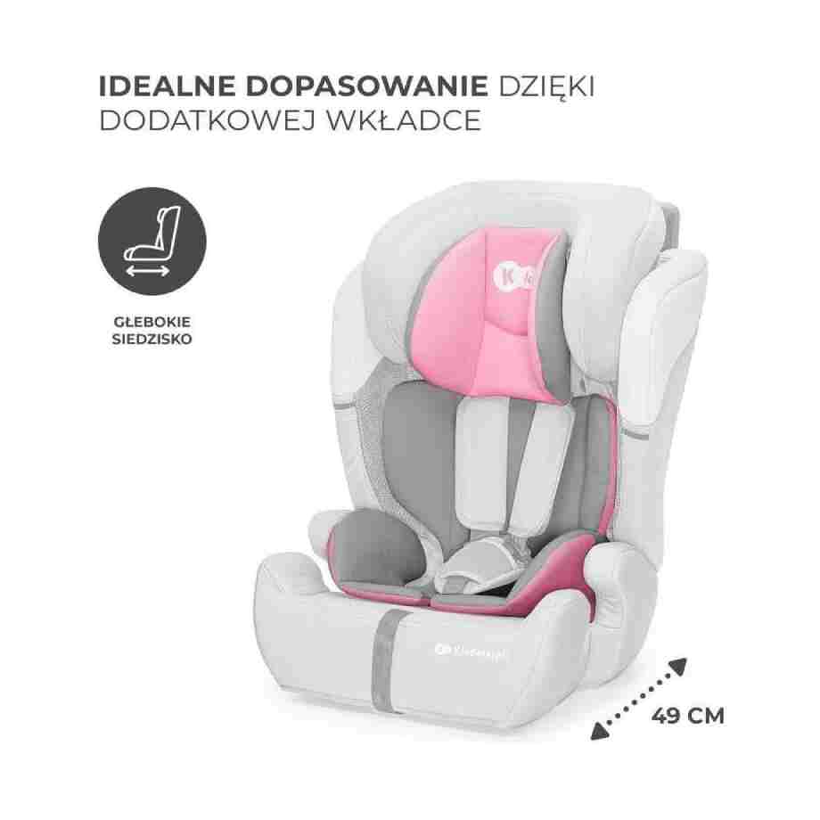 kinderkraft autosediste comfort up i-size 76-150cm pink za decu tekstura materijala