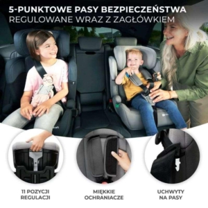 kinderkraft autosediste comfort up i-size 76-150cm pink za decu detalj