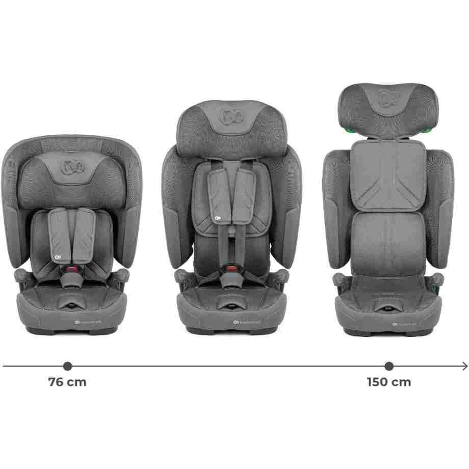 KINDERKRAFT AUTOSEDISTE FIX2GO I-SIZE 76-150CM GREY