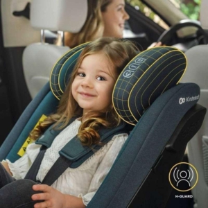 kinderkraft autosediste i-guard 40-105cm graphite black tekstura materijala