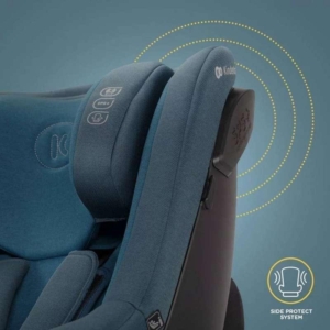 KINDERKRAFT AUTOSEDISTE I-GUARD 40-105CM HARBOR BLUE kinderkraft autosediste i-guard 40-105cm harbor blue za decu pogled sa strane