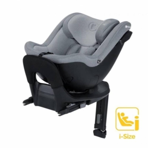 kinderkraft autosediste i guard pro cool grey za decu pogled sa strane