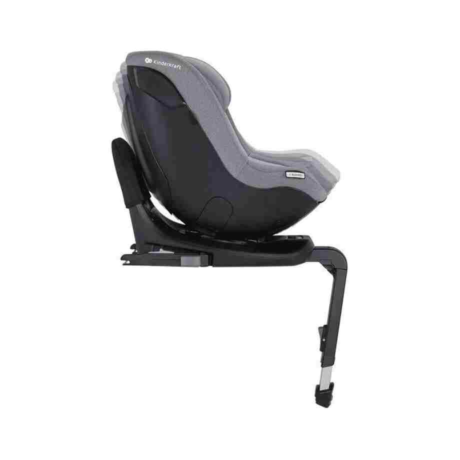 kinderkraft autosediste i guard pro cool grey za decu zadnja strana