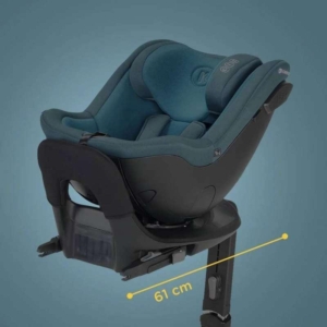 auto sedište za decu KINDERKRAFT GUARD PRO graphite black pogled sa strane