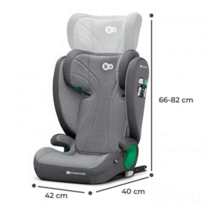 KINDERKRAFT AUTOSEDISTE JUNIOR FIX I-SIZE 100-150CM ROCKET GREY - Slika 4