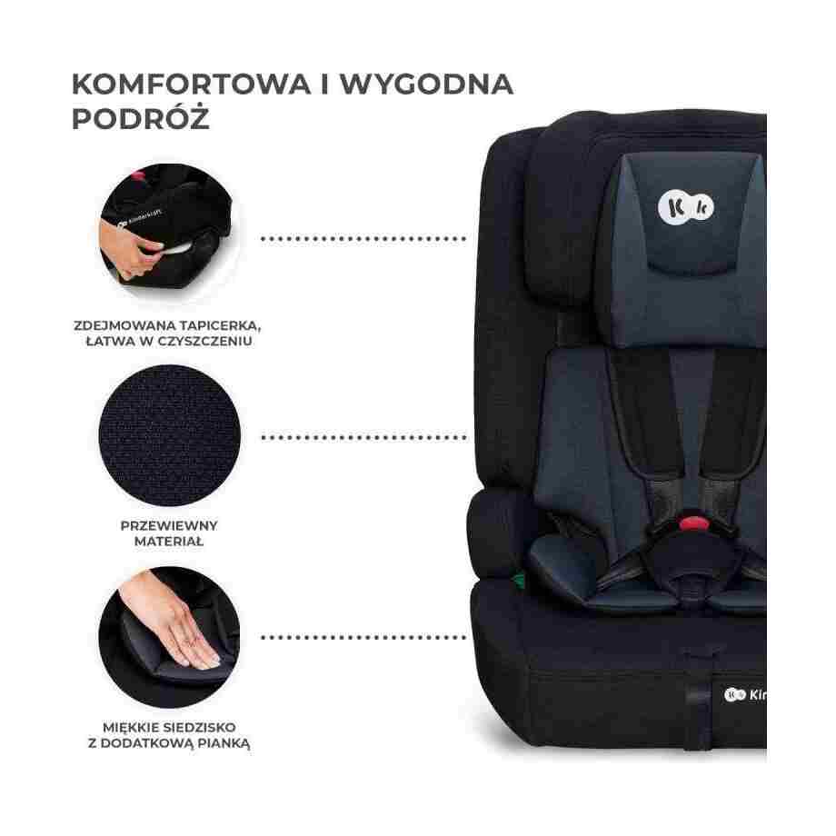kinderkraft autosediste safety fix2 i size 76 150cm black5003