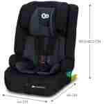 KINDERKRAFT AUTOSEDISTE SAFETY FIX2 I-SIZE 76-150CM BLACK - Slika 6