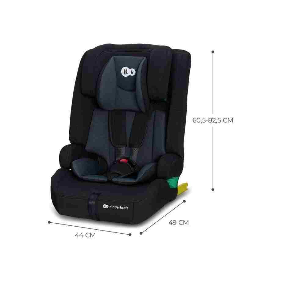 kinderkraft autosediste safety fix2 i size 76 150cm black5005